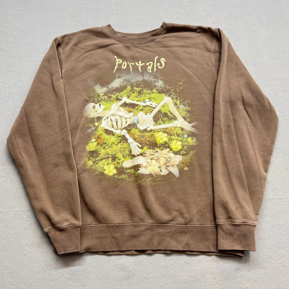 Melanie Martinez Portals Spotify Wrapped Exclusive Skeleton Crewneck Brown